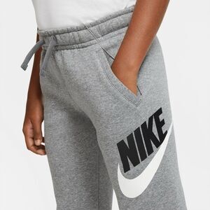 Nike Big Boys'Sportswear Club + HBR Pants-Grey Big Logo size Large